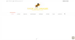 Desktop Screenshot of fincalosjarales.com